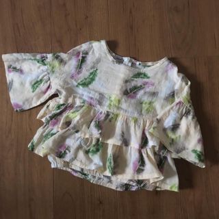 ザラキッズ(ZARA KIDS)のすぷぅ様専用♡ ディンプルモーメントフリルブラウス(ブラウス)