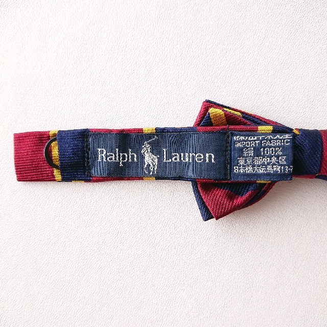 POLO RALPH LAUREN(ポロラルフローレン)の【美品】ラルフローレン★蝶ネクタイ キッズ/ベビー/マタニティのこども用ファッション小物(その他)の商品写真