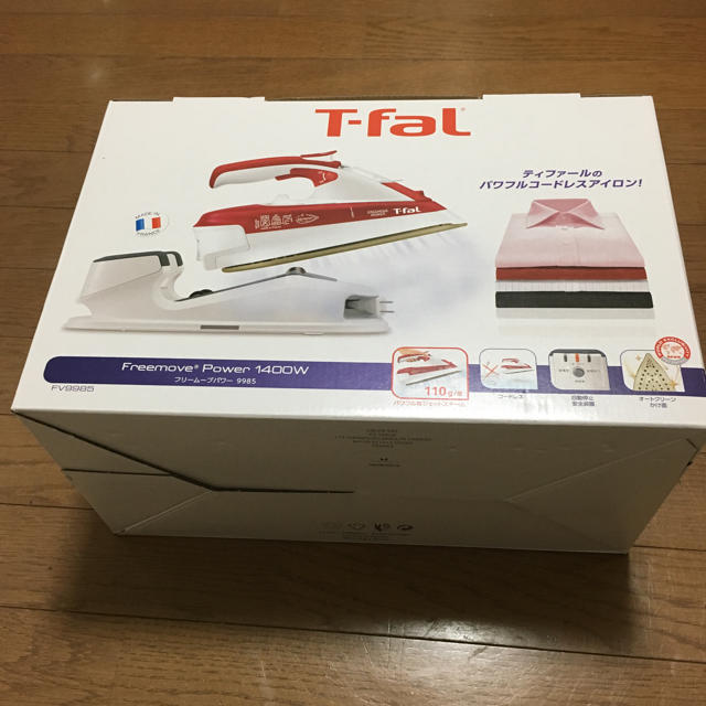 T-fal(ティファール)のかんたんアイロン掛け 新品 ティファール コードレス スチーム アイロン  スマホ/家電/カメラの生活家電(アイロン)の商品写真