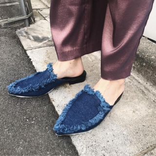 アメリヴィンテージ(Ameri VINTAGE)のAmeri EEIGHT BY MIISTA FELIX DENIM✨(スリッポン/モカシン)