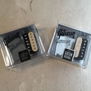 ギブソン(Gibson)のGibson Burstbucker 1＆2セット✨zebra ✨新品・未使用！(パーツ)