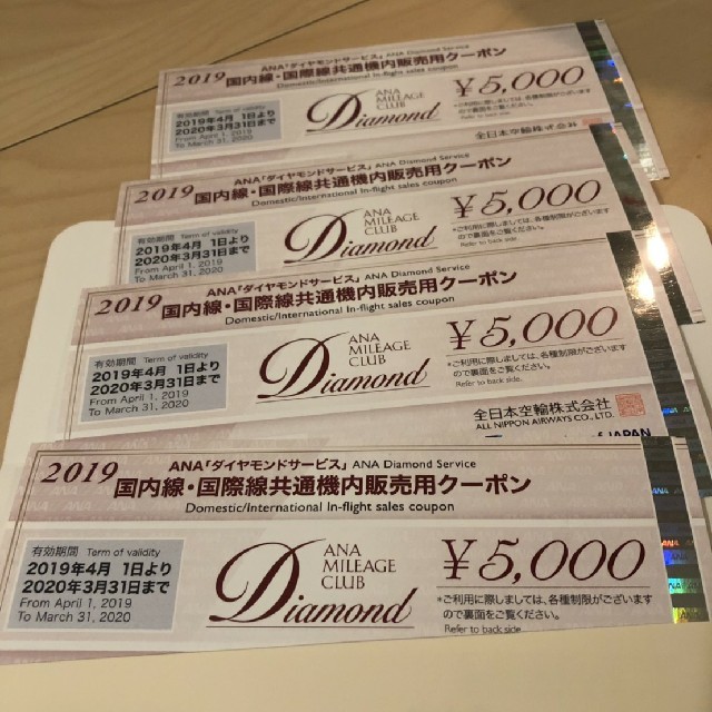 ANA 共通機内販売用クーポン 2万円分 (16500円) ショッピング
