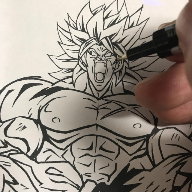 ドラゴンボール 手描きドラゴンボールイラスト ブロリー の通販 By Multido S Shop ドラゴンボールならラクマ