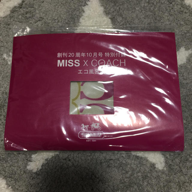 COACH(コーチ)の新品 COACH コーチ 風呂敷 MISS 付録 レディースの水着/浴衣(和装小物)の商品写真