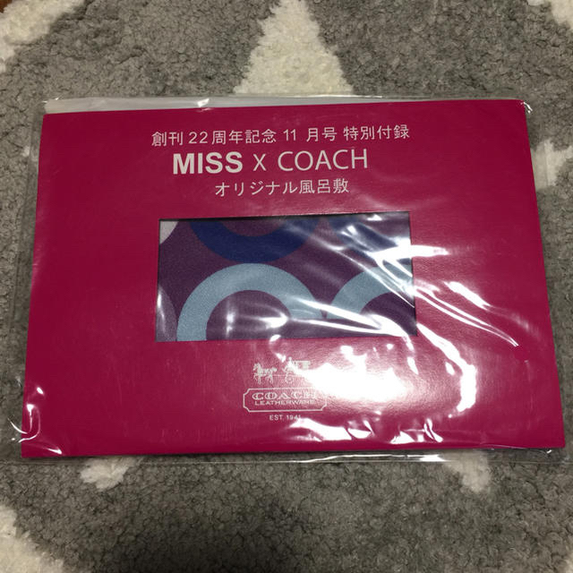 COACH(コーチ)の新品 COACH コーチ 風呂敷 MISS 付録 レディースの水着/浴衣(和装小物)の商品写真