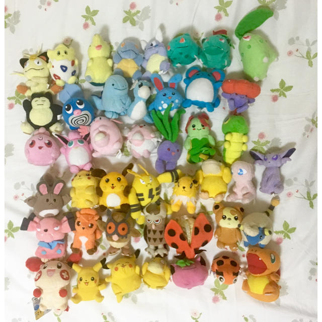 ポケモン(ポケモン)のポケモン ぬいぐるみ44点セット エンタメ/ホビーのおもちゃ/ぬいぐるみ(ぬいぐるみ)の商品写真