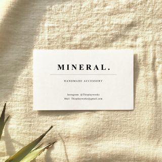 【名入れ】ORDER CARD   #MINERAL(カード/レター/ラッピング)