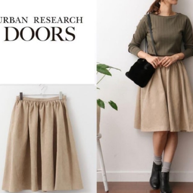 URBAN RESEARCH DOORS(アーバンリサーチドアーズ)のアーバンリサーチドアーズ　URBAN RESEARCH レディースのスカート(ひざ丈スカート)の商品写真