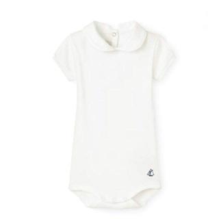 プチバトー(PETIT BATEAU)のpome-mal 様専用 プチバトー 18m 襟付き半袖ボディ肌着(シャツ/カットソー)