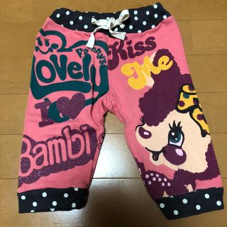 ラブレボリューション(LOVE REVOLUTION)のラブレボ ピンクハーフパンツ 90 バンビちゃん ドット(パンツ/スパッツ)