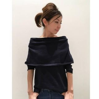 アパルトモンドゥーズィエムクラス(L'Appartement DEUXIEME CLASSE)の【美品】17ssアパルトモン◆オフショルダーニット(ニット/セーター)