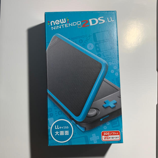 ニンテンドー2DS(ニンテンドー2DS)のnew Nintendo 2DSLL ACアダプター付 エンタメ/ホビーのゲームソフト/ゲーム機本体(携帯用ゲーム機本体)の商品写真