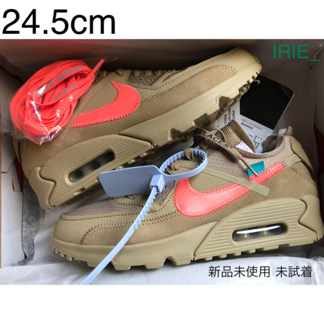 通販 人気】 - NIKE NIKE 24.5cm 10 THE OFF-WHITE 90 MAX AIR ...