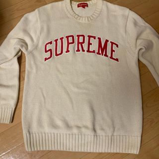 シュプリーム(Supreme)のsupreme Tackle Twill Sweater セーター アーチロゴ(ニット/セーター)