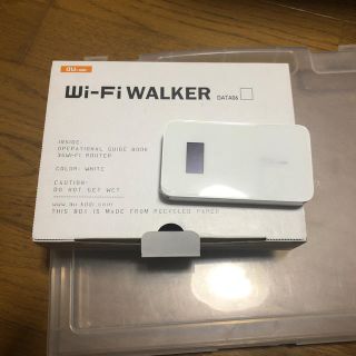 エーユー(au)のau Wi-Fi WALKER DATA06 白(その他)