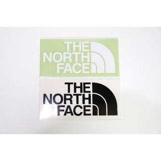 ザノースフェイス(THE NORTH FACE)のノースフェイス TNFカッティングステッングステッカー ブラック ホワイト(ステッカー)