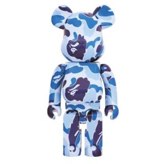 限定品 ベアブリック BE@RBRICK ABC CAMO 1000％ BLUE(その他)