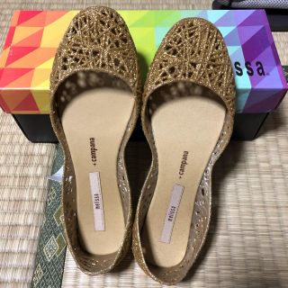 メリッサ(melissa)のMelissa ゴールド36 ※新品未使用(サンダル)