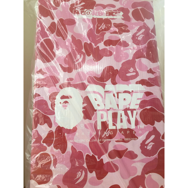 限定品 ベアブリック BE@RBRICK ABC CAMO 1000％ PINK エンタメ/ホビーのフィギュア(その他)の商品写真