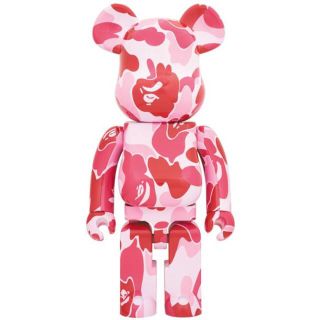 限定品 ベアブリック BE@RBRICK ABC CAMO 1000％ PINK(その他)