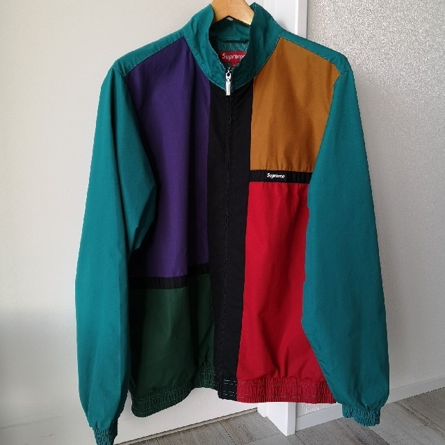 supreme Color Blocked Track Jacket