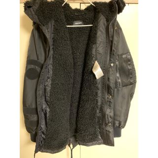 ディーゼル(DIESEL)のDIESEL コート ma-1 ロングma-1 ジャケット ボア(ブルゾン)