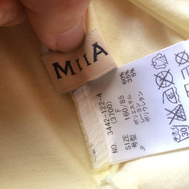 MIIA(ミーア)のMIIA レディースのトップス(Tシャツ(半袖/袖なし))の商品写真