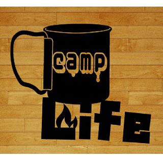 camplife　キャンプライフ　カッティングステッカー　キャンプステッカー(その他)