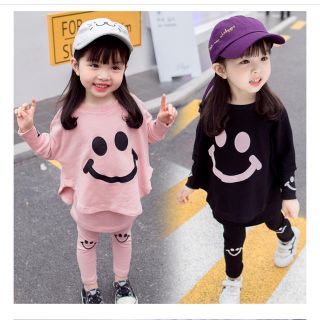 新品 韓国子供服♡ スマイリー 120小さめ(Tシャツ/カットソー)