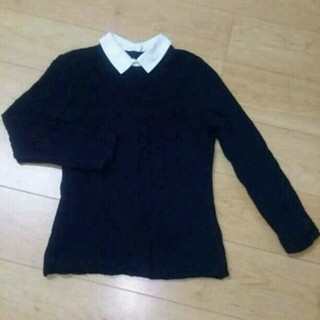 プチバトー(PETIT BATEAU)のPETIT BATEAU 襟つきブラウス(シャツ/ブラウス(長袖/七分))