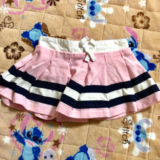ラルフローレン(Ralph Lauren)のラルフローレン ピンク パンツ付き スカート 80cm 綿100%(スカート)