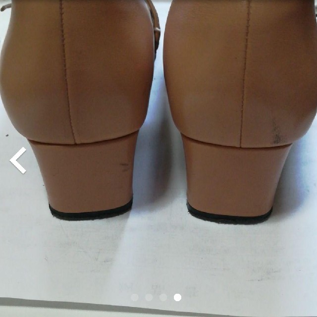 優しいサーモンピンクのパンプス muse レディースの靴/シューズ(ハイヒール/パンプス)の商品写真