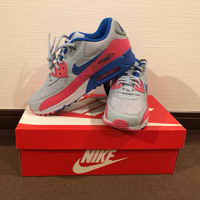 【再値下げ☆】24cm ナイキ WMNS AIR MAX 90 グレー ピンク