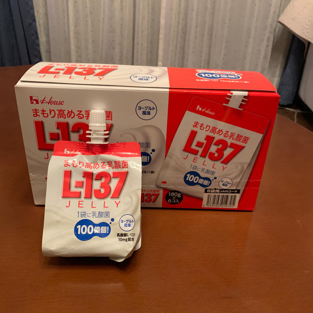 ハウス食品(ハウスショクヒン)のまもり高める乳酸菌  Ｌ-137   JELLY 食品/飲料/酒の健康食品(その他)の商品写真