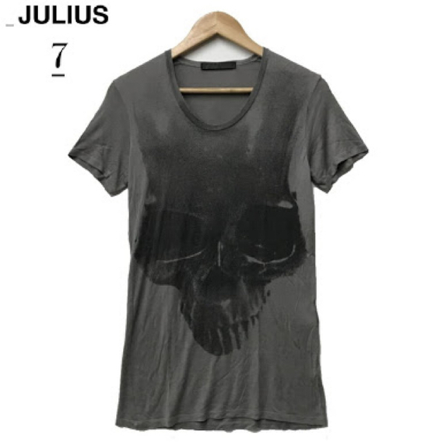 JULIUS(ユリウス)の【限定値下げ】 JULIUS スカルプリントカットソー メンズのトップス(Tシャツ/カットソー(七分/長袖))の商品写真