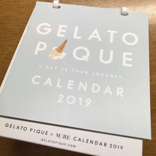 ジェラートピケ(gelato pique)のGELATO PIQUE×MORE CALENDAR2019(カレンダー/スケジュール)