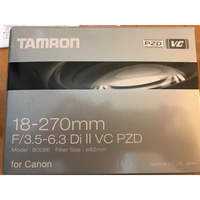 TAMRON(タムロン)のTAMRON 18-270mm F/3.5-6.3 Di Ⅱ VC PZD  スマホ/家電/カメラのカメラ(レンズ(ズーム))の商品写真