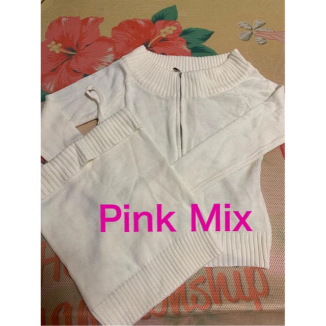 Pink Mix(ピンクミックス)のPink Mix ピンク ミックス ニット キャミ セット  レディースのトップス(ニット/セーター)の商品写真