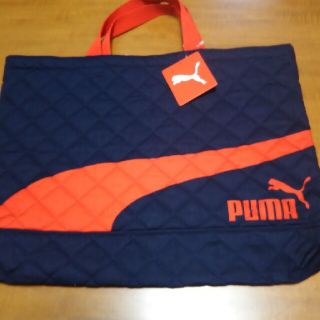 プーマ(PUMA)のプーマレッスンバッグ  ネービー×レッド(レッスンバッグ)