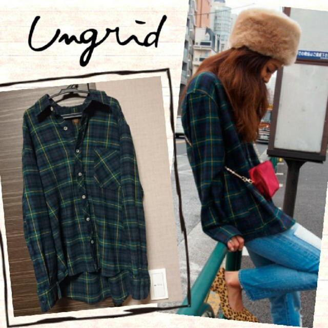 Ungrid(アングリッド)のungrid チェックシャツ レディースのトップス(シャツ/ブラウス(長袖/七分))の商品写真