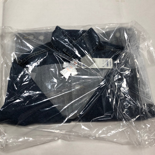 GU(ジーユー)のGU × STUDIO SEVEN デニムジャケット S BLUE メンズのジャケット/アウター(Gジャン/デニムジャケット)の商品写真