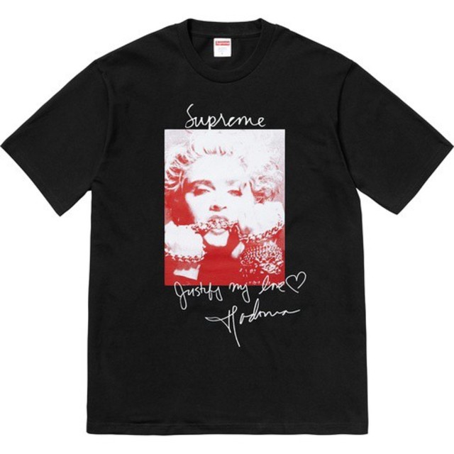 専用 Supreme 18fw Madonna tee black M