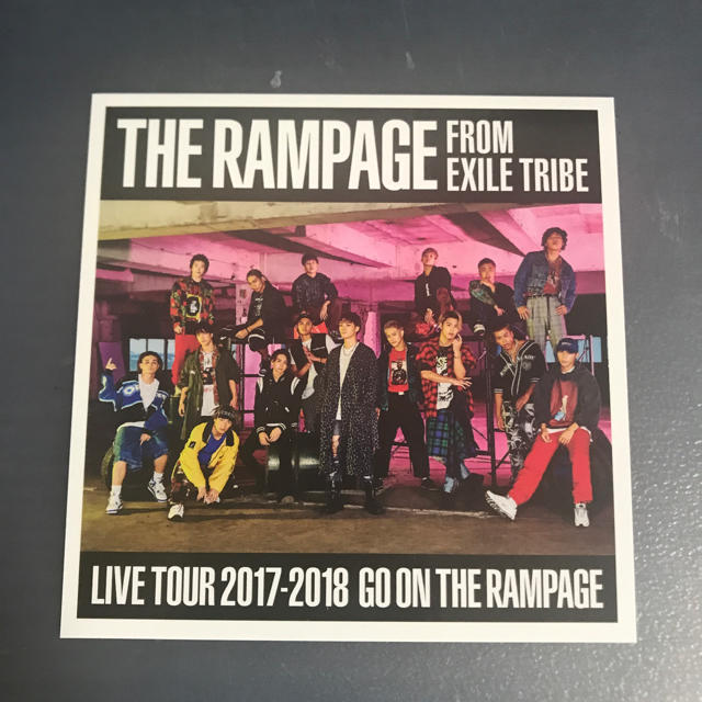 THE RAMPAGE(ザランページ)のTHERAMPAGEポストカード バクステシール3枚 その他のその他(その他)の商品写真