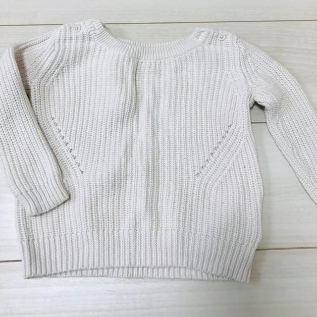 GAP(ギャップ)のGAPリブニット キッズ/ベビー/マタニティのベビー服(~85cm)(ニット/セーター)の商品写真