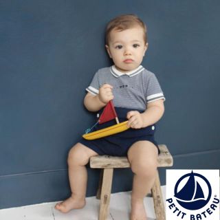 プチバトー(PETIT BATEAU)の【新品】プチバトー  18m ミラレ3点セット(シャツ/カットソー)