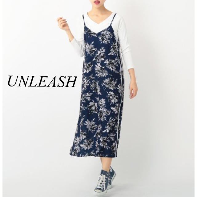 UNRELISH(アンレリッシュ)のUNRELISH フラワーワンピース レディースのワンピース(ロングワンピース/マキシワンピース)の商品写真