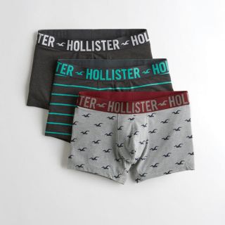 ホリスター(Hollister)の⭐️ホリスター ボクサートランクス 3枚パック 新品未使用⭐️(ボクサーパンツ)