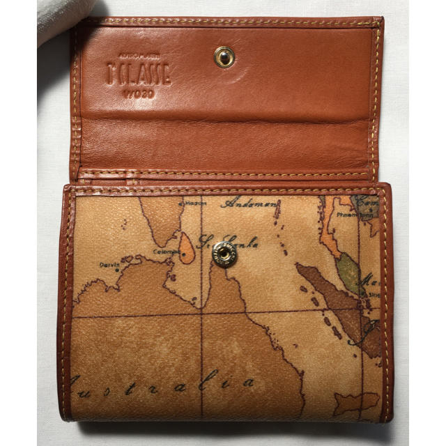 PRIMA CLASSE(プリマクラッセ)のPRIMA CLASSE プリマクラッセ 財布 二つ折り財布 地図柄 レディースのファッション小物(財布)の商品写真