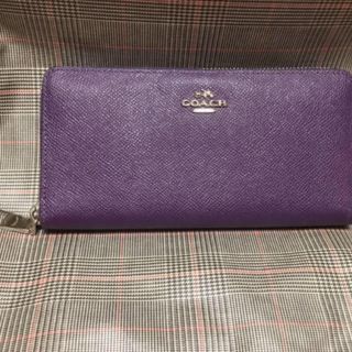 コーチ(COACH)のCOACH(コーチ)の長サイフ♡パープル(財布)