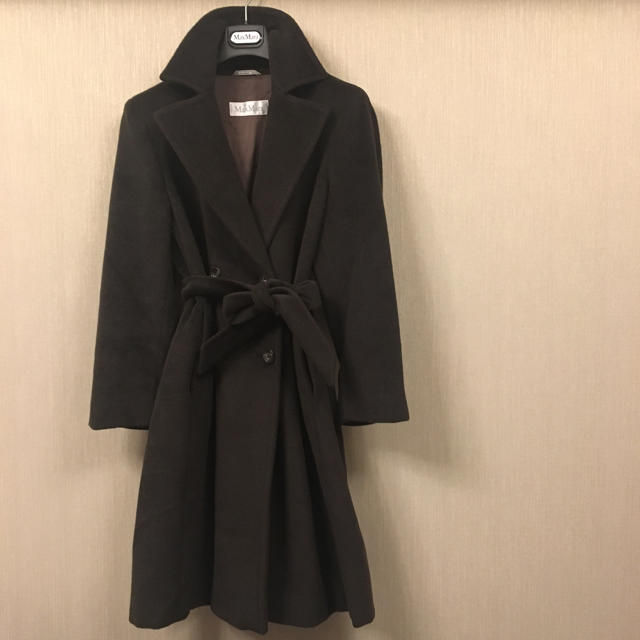 極美品✨希少 MaxMara 最高級白タグ アルパカシベルテッドコート 36 極美品✨希少 MaxMara 最高級白タグ アルパカシベルテッドコート 36